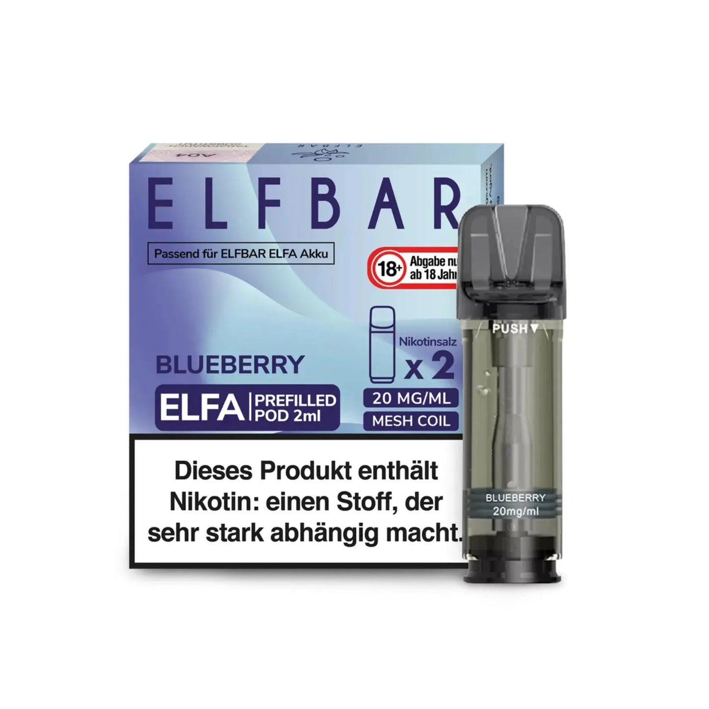 ELFA Pod 2% Nikotin - Blueberry | 10er Pack günstig kaufen bei BudXpress.de