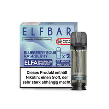 ELFA Pod 2% Nikotin - Blueberry Sour Raspberry | 10er Pack günstig kaufen bei BudXpress.de